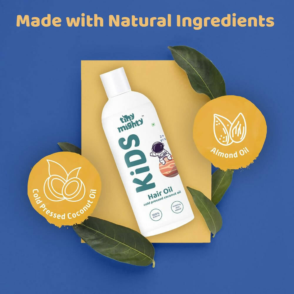 Tiny Mighty Plant Based And Natural Kids Shampoo, Body Lotion, Body Wash & Hair Oil Combo | Grocsy