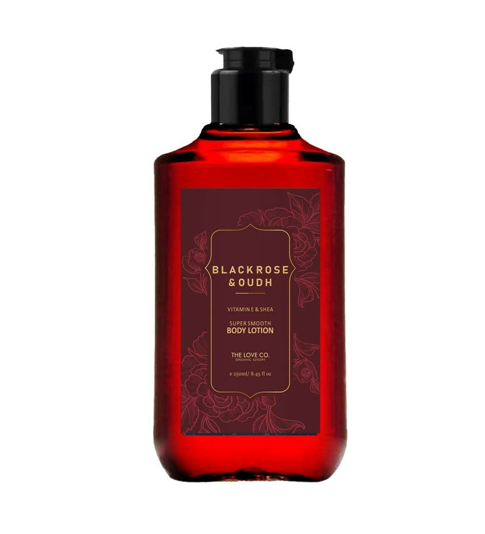 The Love Co. Luxury Black Rose & Oudh Body Lotion | Grocsy
