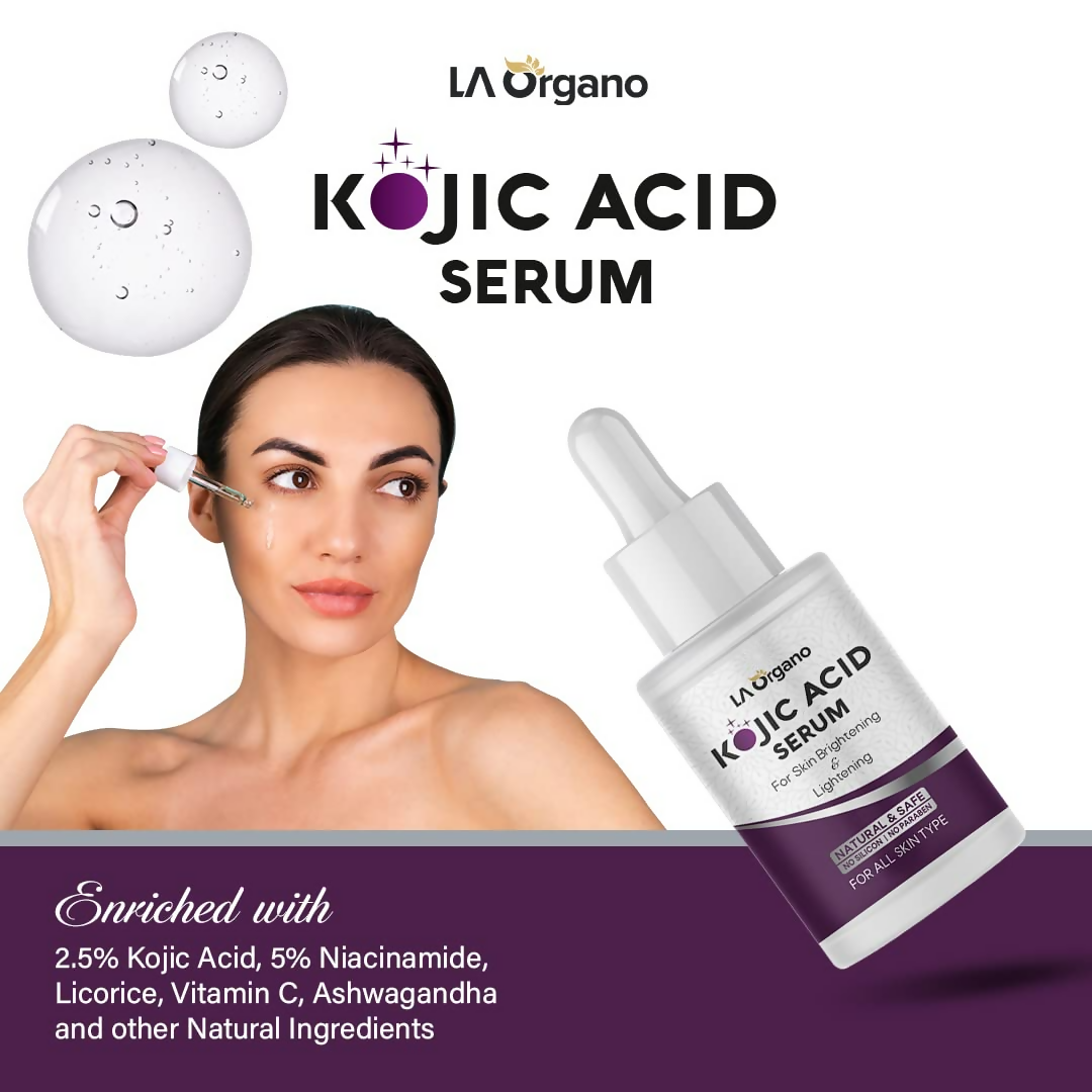 LA Organo 2.5% Kojic Acid Face Serum | Grocsy