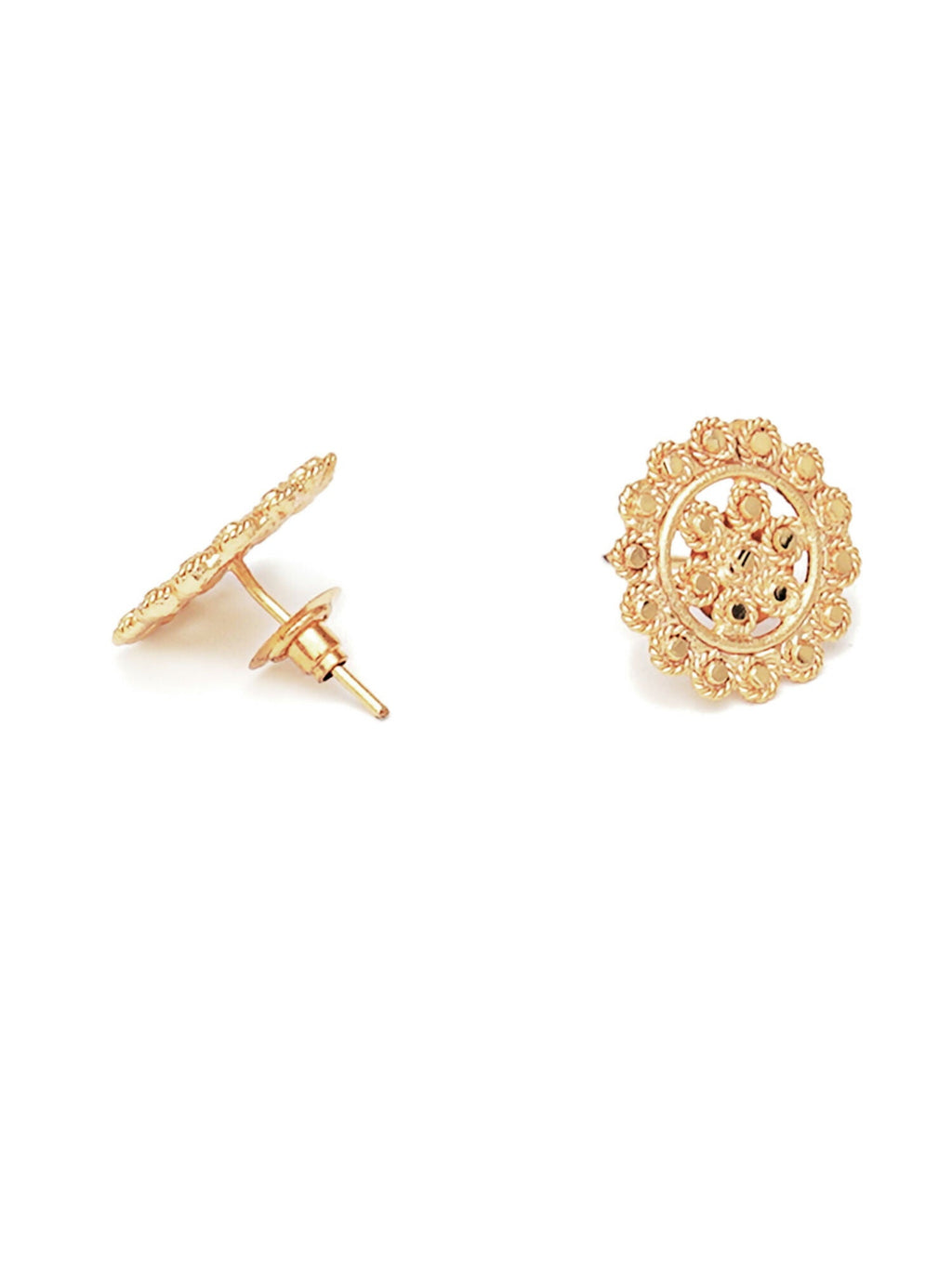 Gold plating jewellery set (Gold) - Ruby Raang | Grocsy