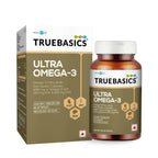 TrueBasics Ultra Omega 3 Fish Oil Capsules for Women & Men | Grocsy