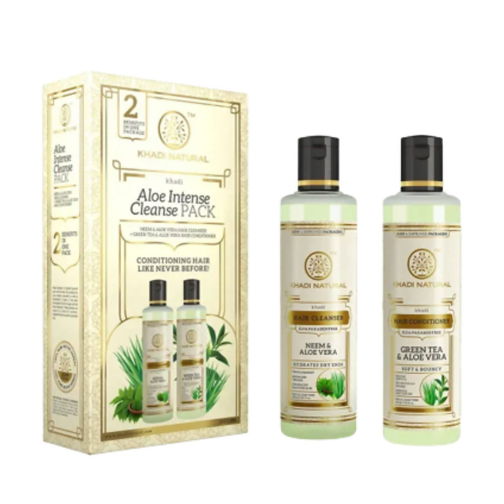 Khadi Natural Aloe Intense Clean Pack | Grocsy