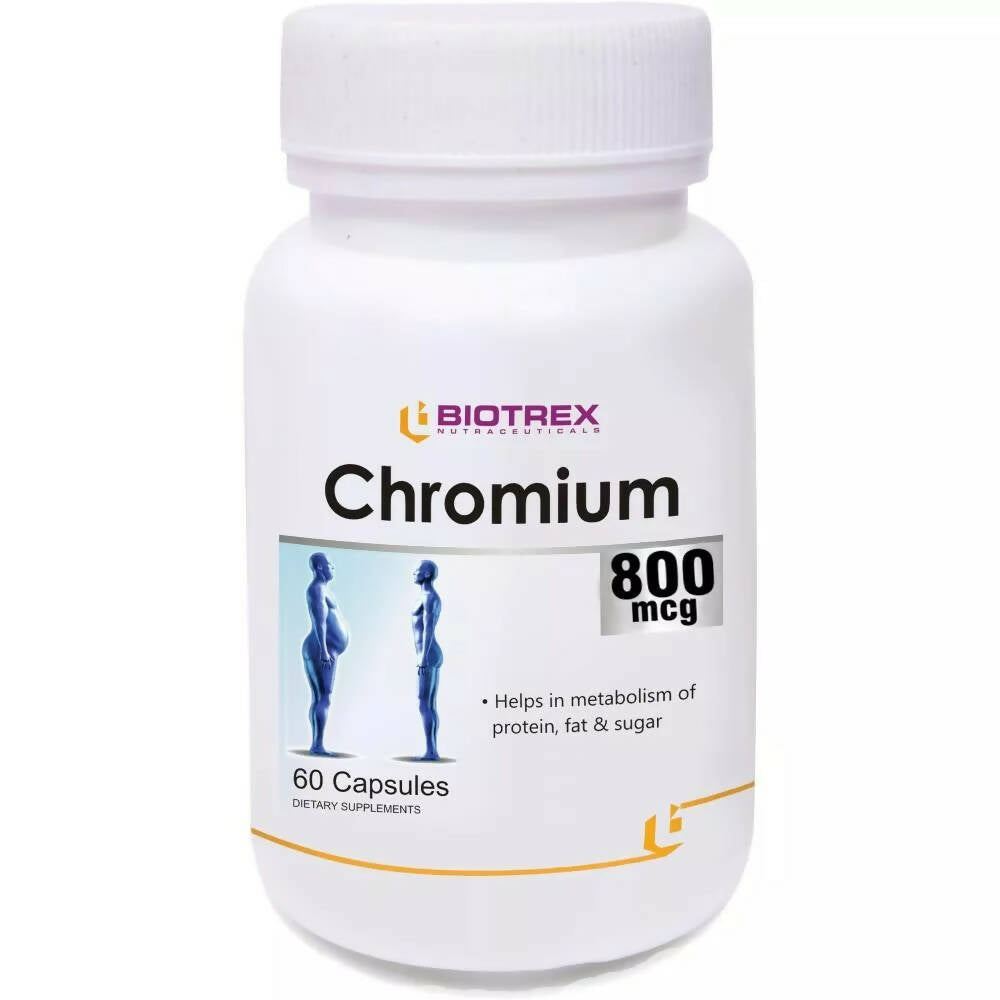 Biotrex Chromium 800 Mcg Veg Capsules | Grocsy
