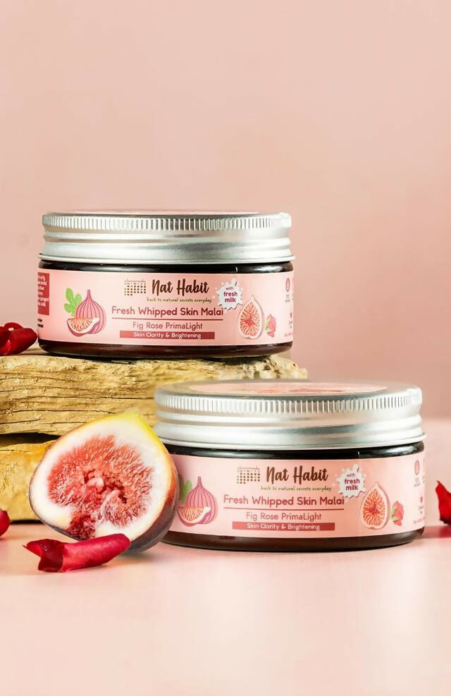 Nat Habit Fig Rose PrimaLight Fresh Whipped Skin Malai | Grocsy
