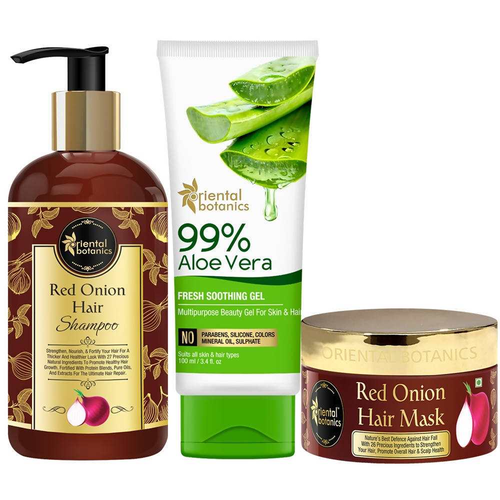 Oriental Botanics Red Onion Hair Care Combo | Grocsy