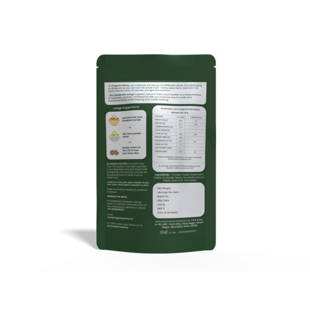 Organic Pantry Seeds Mix | Grocsy