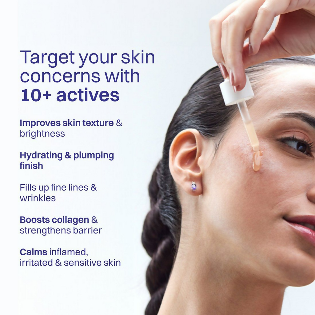 Put Simply Daily Affermation Soothing Serum With Peptides & 74% Ferments For Inflamed Skin | Grocsy