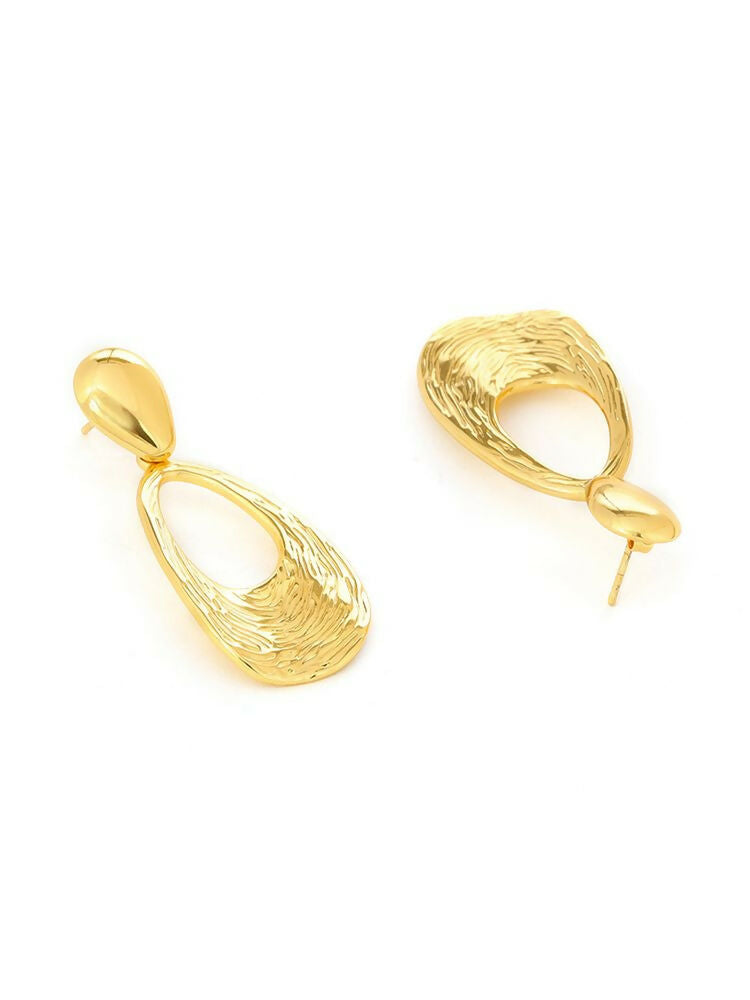 Golden Earrings - Ruby Raang | Grocsy