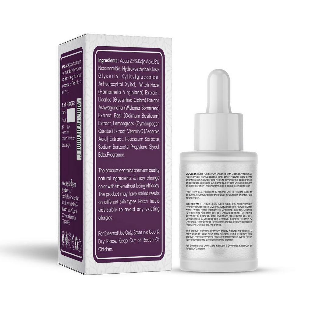 LA Organo 2.5% Kojic Acid Face Serum | Grocsy