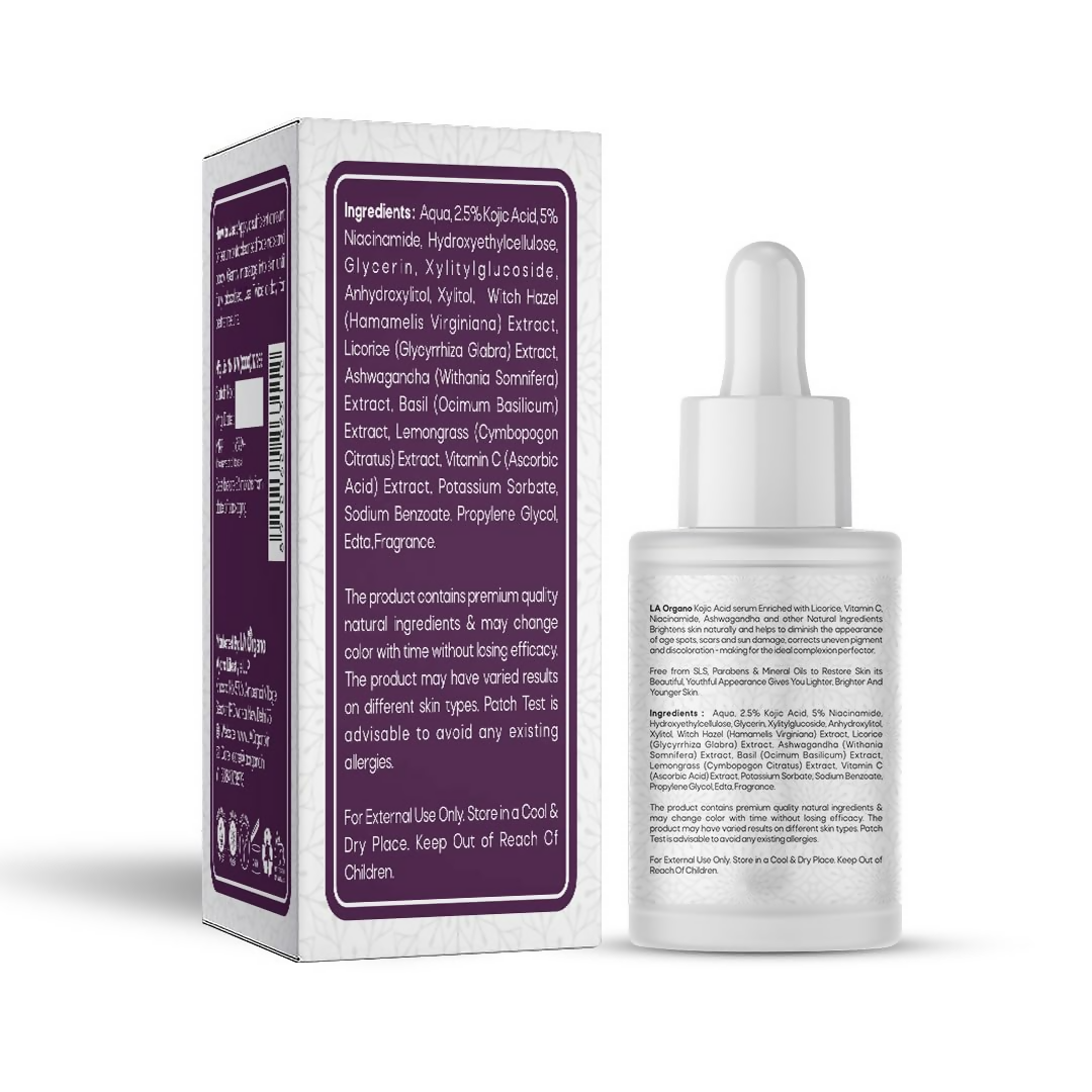 LA Organo 2.5% Kojic Acid Face Serum | Grocsy