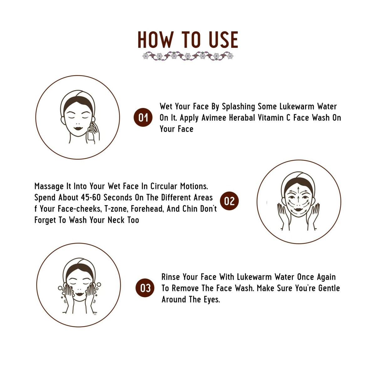 Avimee Herbal Vitamin C Face Wash | Grocsy