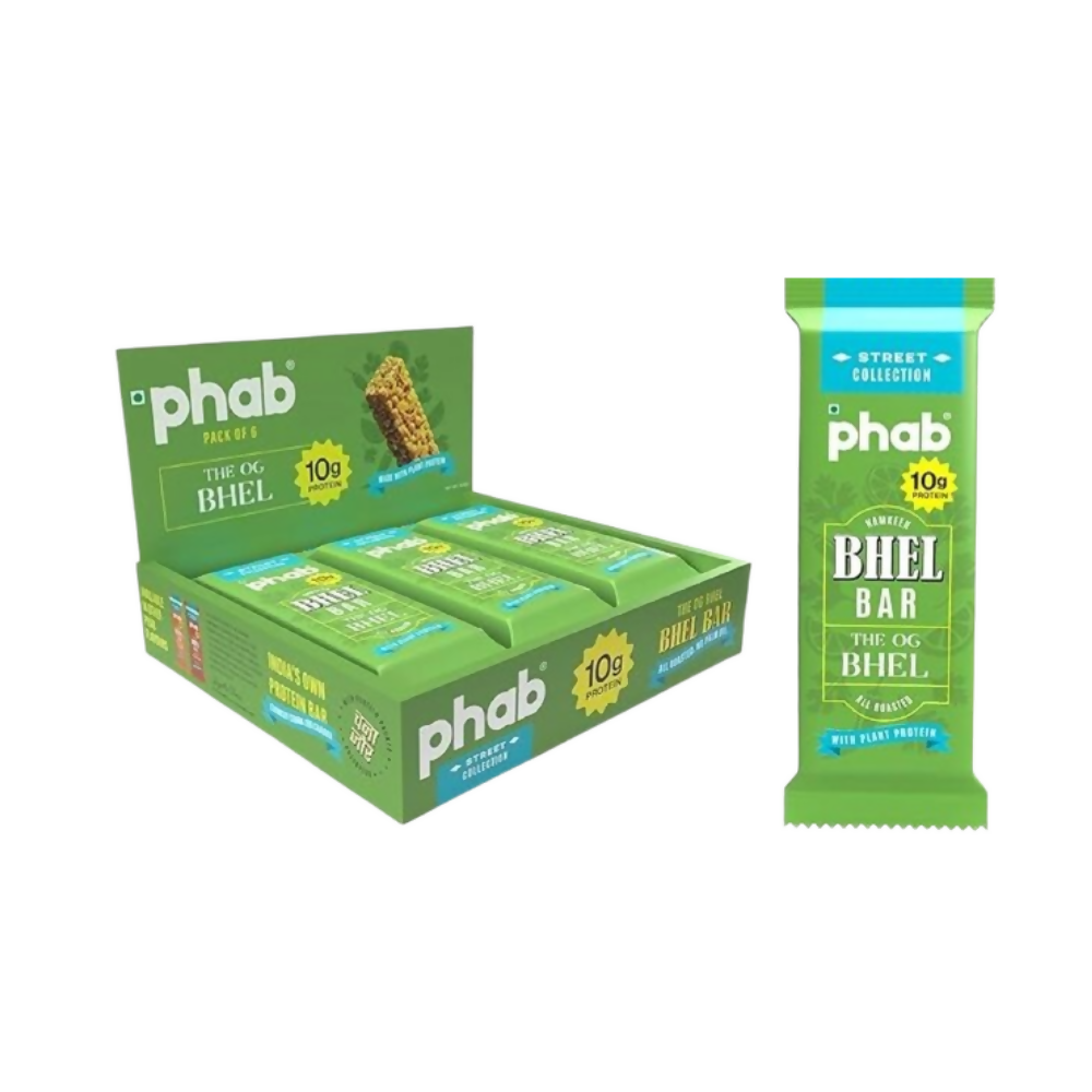 Phab OG Bhel Flavour Protein Bars | Grocsy