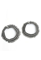Mominos Fashion Kamal Johar Oxidised Silver Heavy Design Anklets | Grocsy
