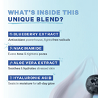 Bayla Skin Blueberry & 5% Niacinamide Skin Repair Face Mask | Grocsy