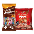 LuvIt. Smackers Chocolate Flavoured Assorted Lollipops & ChocoPops Chocolate | Grocsy