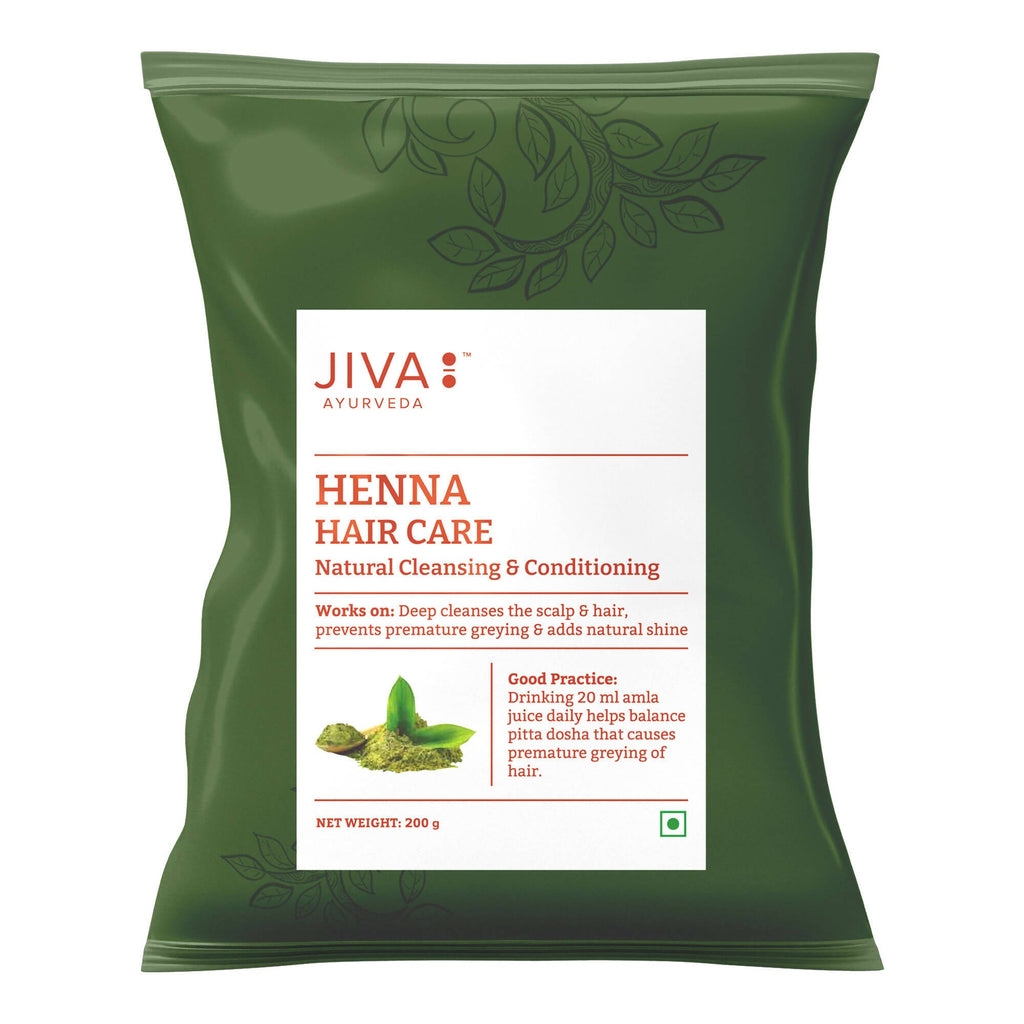 Jiva Ayurveda Henna Hair Care Powder | Grocsy