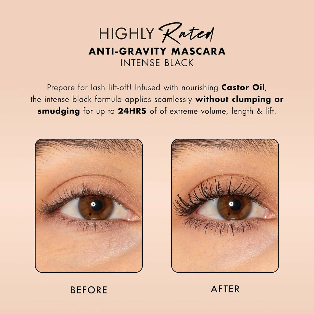 Milani Highly Rated Anti Gravity Mascara - Black | Grocsy