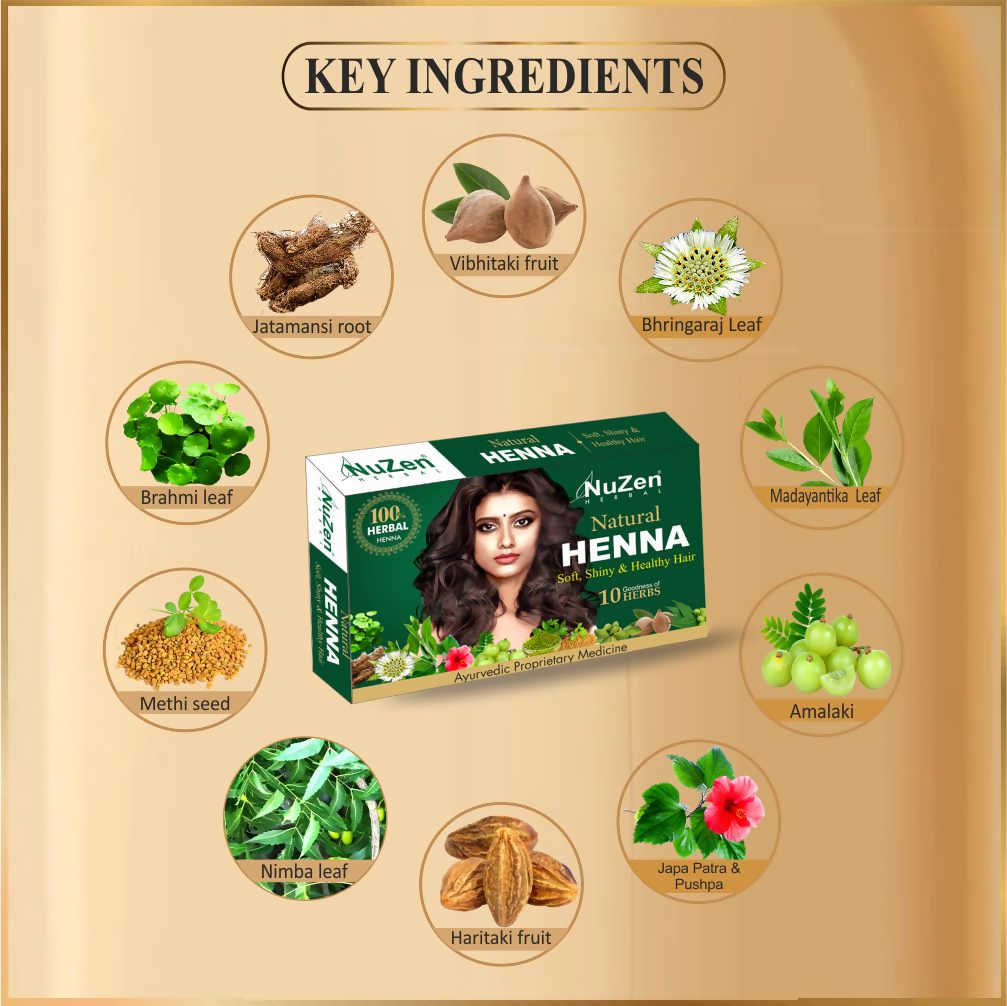NuZen Herbal Natural Henna | Grocsy