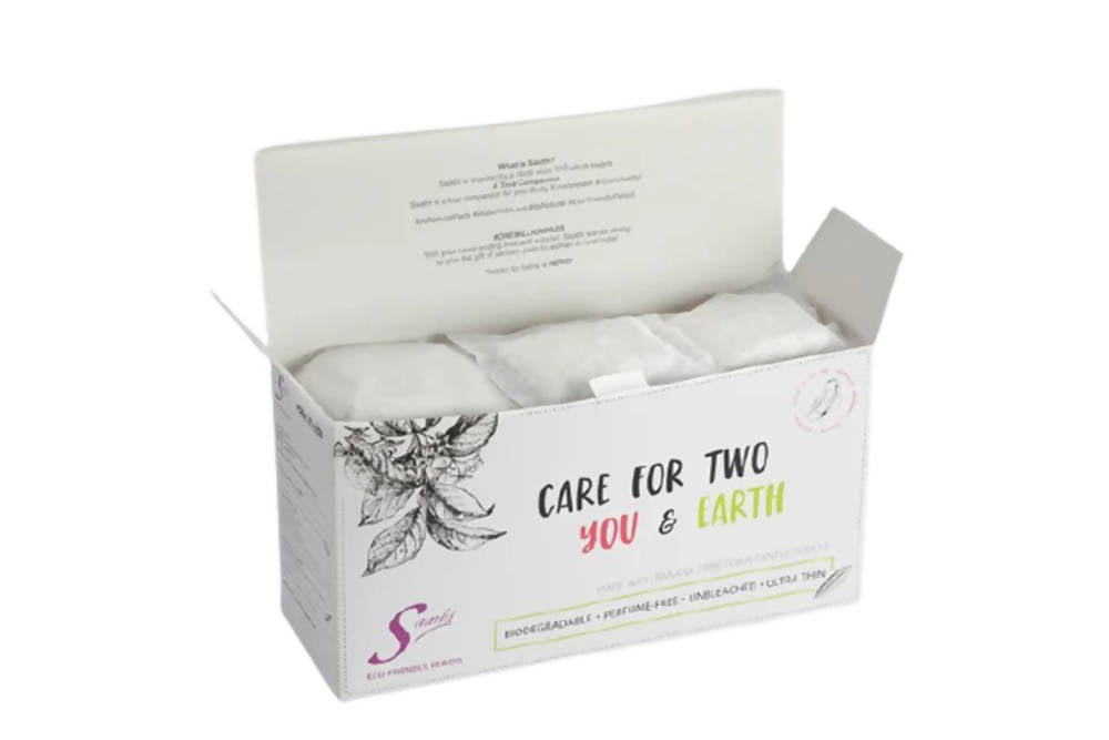 Saathi Super Saver Banana Fiber Sanitary Napkins | Grocsy