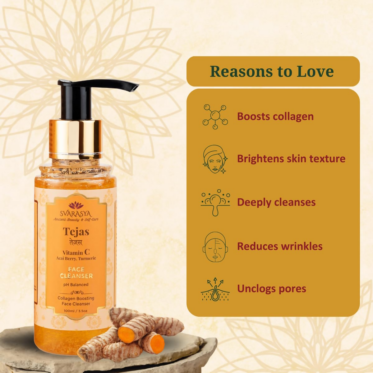 Svarasya Tejas Vitamin C Face Cleanser | Grocsy