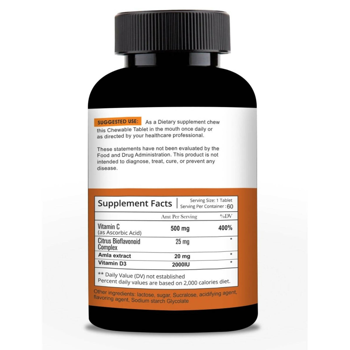 Nutracology Vitamin C 500mg Immunity Booster, Glowing Skin Tablets | Grocsy