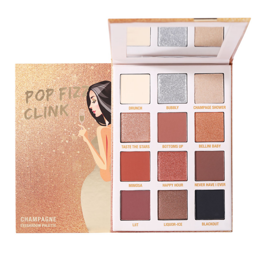 Typsy Beauty Pop Fizz Clink Champagne Eyeshadow Palette | Grocsy
