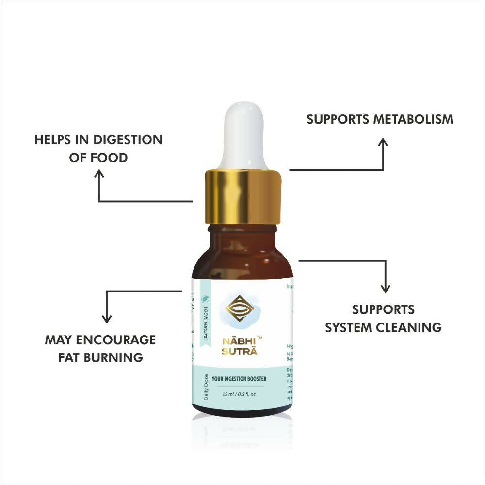 Nabhi Sutra Daily Digestion & Detox - Belly Button Oil | Grocsy