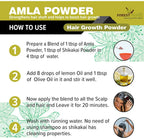 Forest Herbs 100% Natural Organic Amla, Reetha, Shikakai Powder Combo | Grocsy