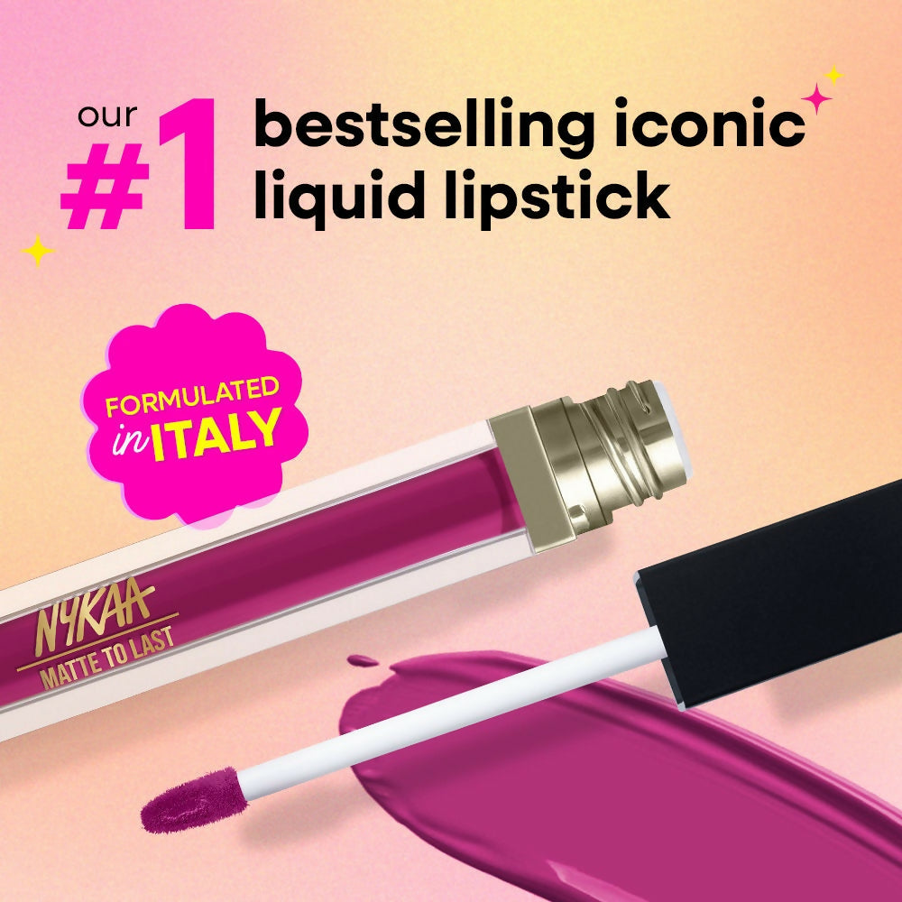 Nykaa Matte To Last ! Transferproof Liquid Lipstick -Kaveri - 20 | Grocsy