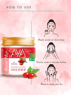 AYA Rosehip Exfoliating Face Scrub | Grocsy