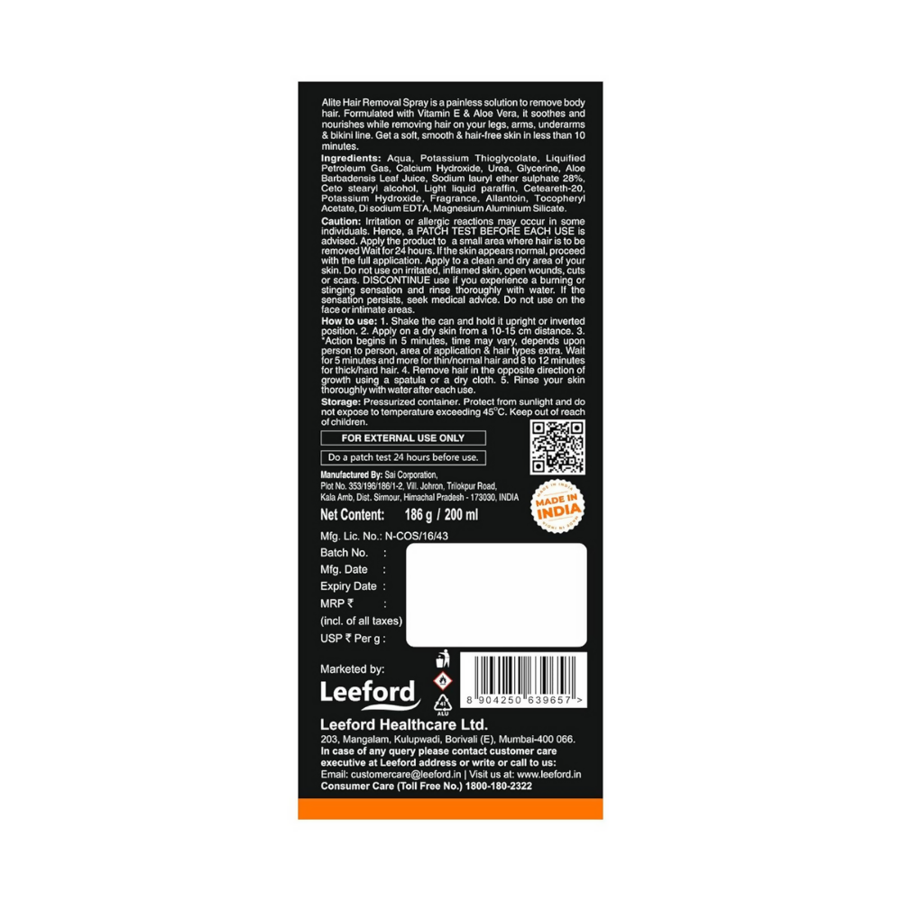 Alite Hair Removal Spray for Men & Women | Grocsy