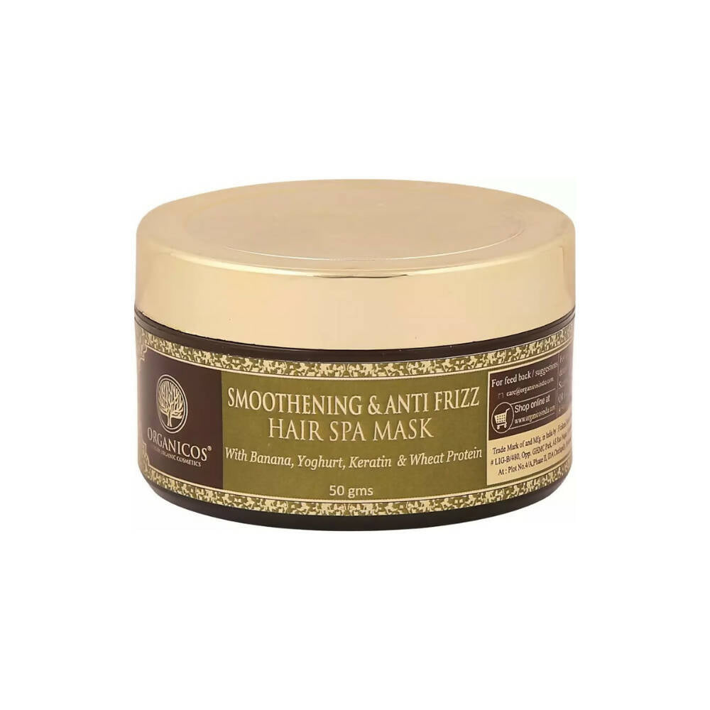 Organicos Smoothening & Anti Frizz Hair Spa Mask | Grocsy