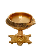eCraftIndia Set of 2 Diya with Tortoise Base | Grocsy