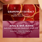 mCaffeine Glow Boost Grapefruit Body Scrub | Grocsy