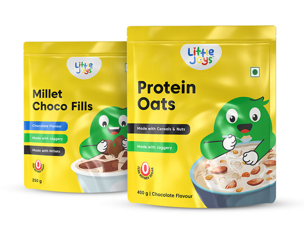 Little Joys Millet Choco Fills + Protein Oats | Grocsy