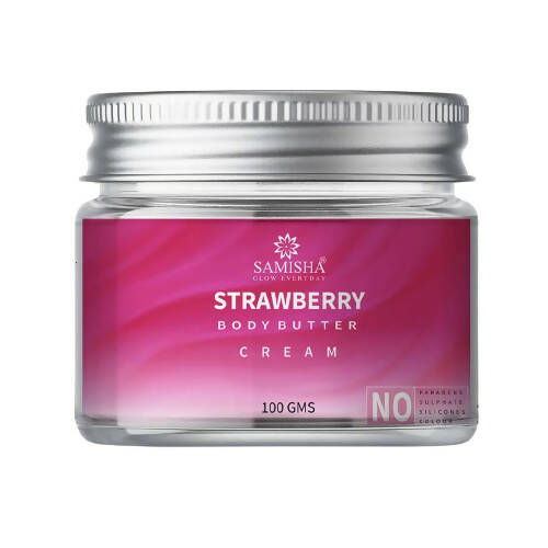 Samisha Organic Stretch Marks Remover Strawberry Body Butter Cream | Grocsy