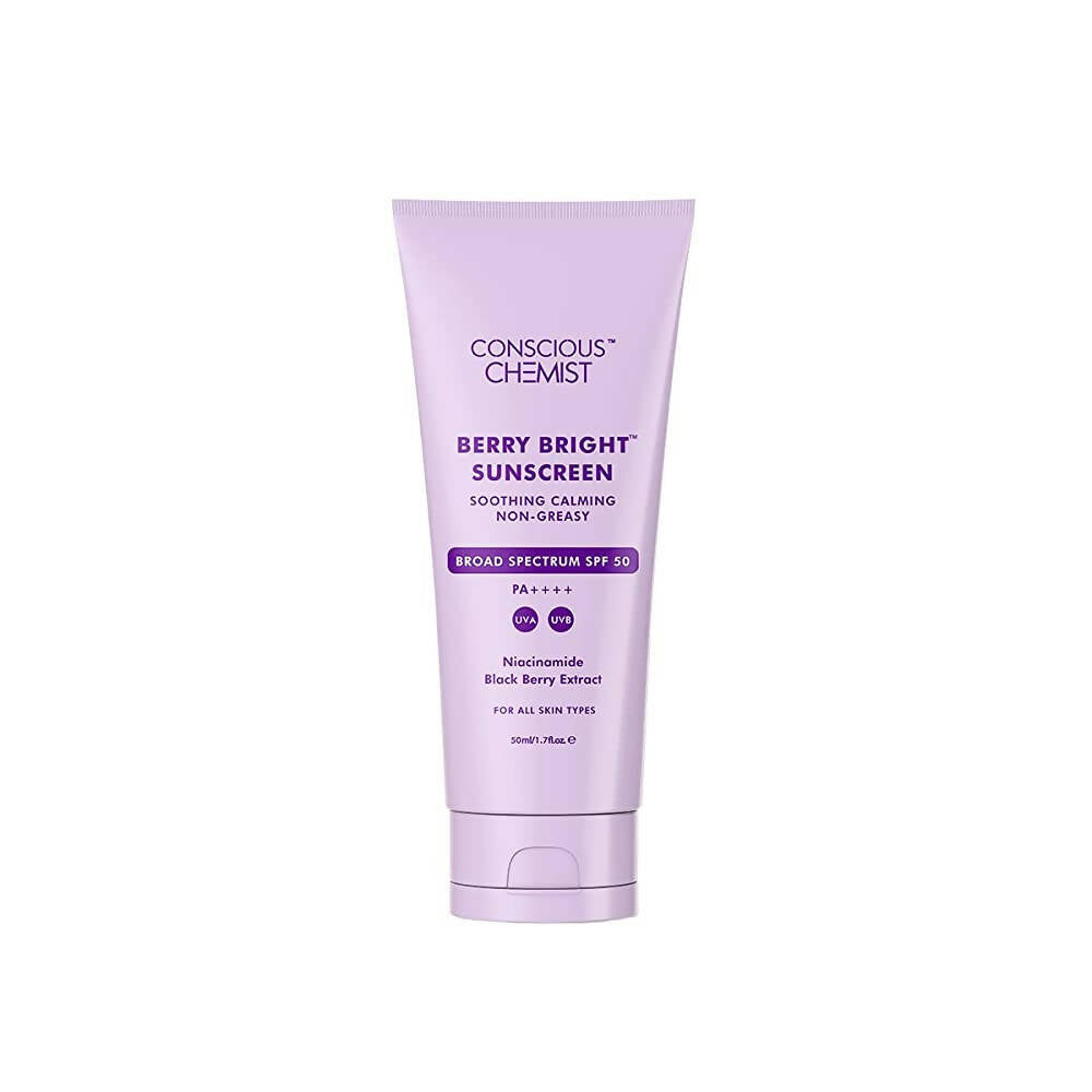 Conscious Chemist Berry Bright Sunscreen SPF 50 | Grocsy