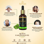 Tamas Pure Ayurveda 100% Organic Brahmi Cold Pressed Carrier Oil | Grocsy