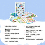 ClassMonitor Hindi Language Learning Kit with Free Mobile App for kids of Age 2.5-5.5 Years | Grocsy