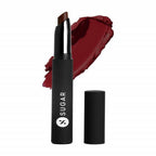 Sugar Matte Attack Transferproof Lipstick - Maroon Vibe (Dark Red) | Grocsy