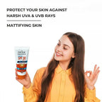 Prisa Organics Mattifying Sun Screen SPF 30 PA+++ Invisible Feel Gel Cream | Grocsy
