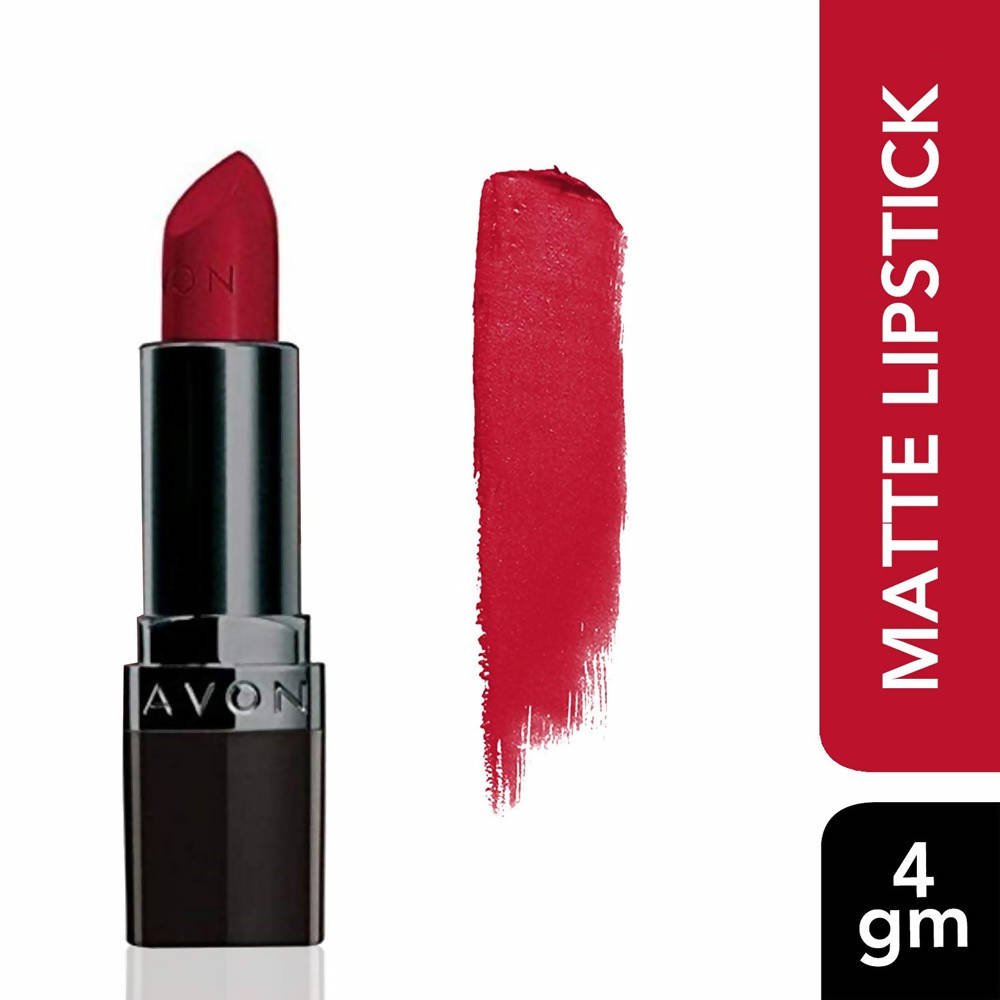 Avon True Color Perfectly Matte Lipstick - Red Supreme | Grocsy