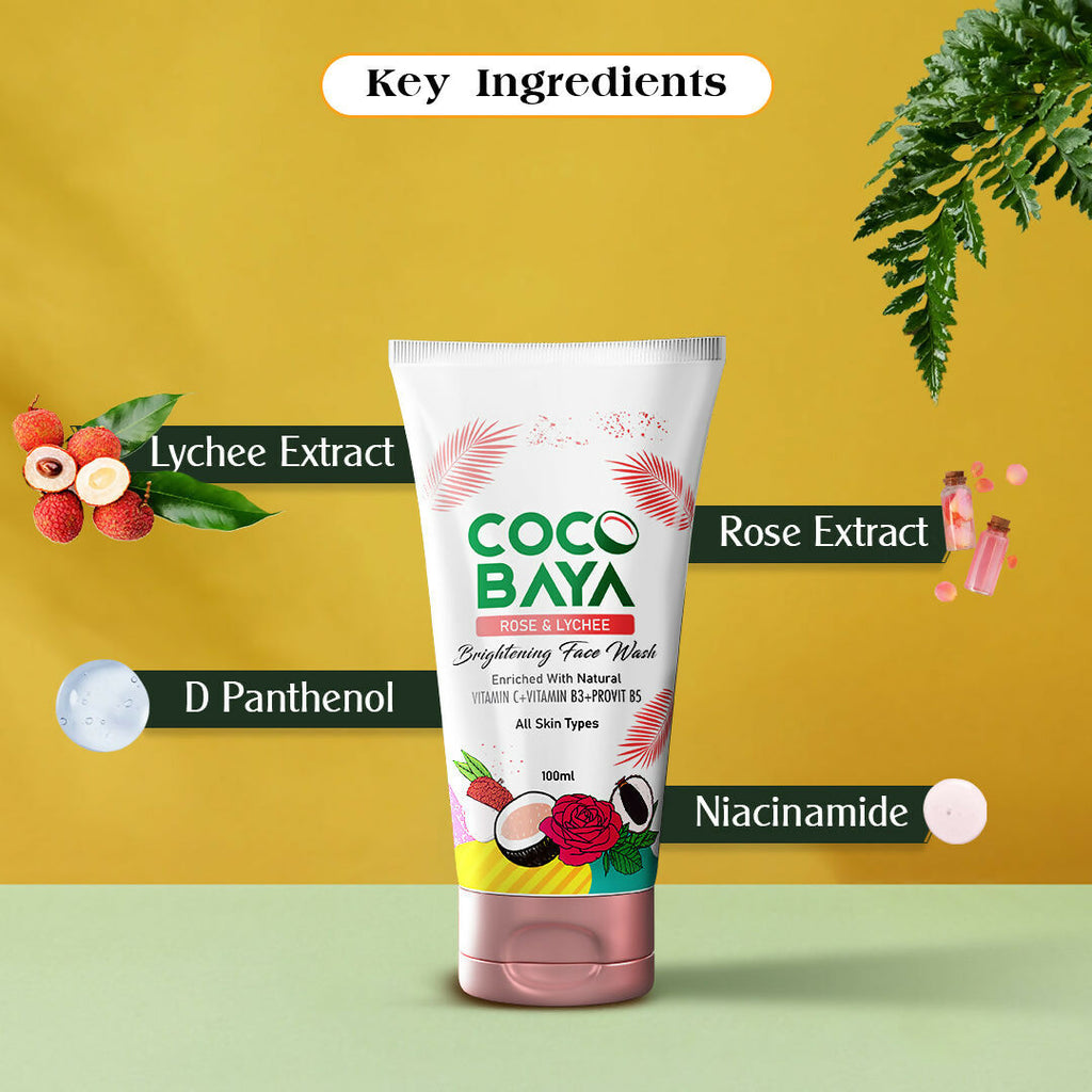 Cocobaya Rose & Lychee Face Wash | Grocsy