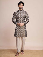 Vastranavya Traditional Festival Wear Pure Silk Thread & Sequence Embroidered Work Kurta | Grocsy