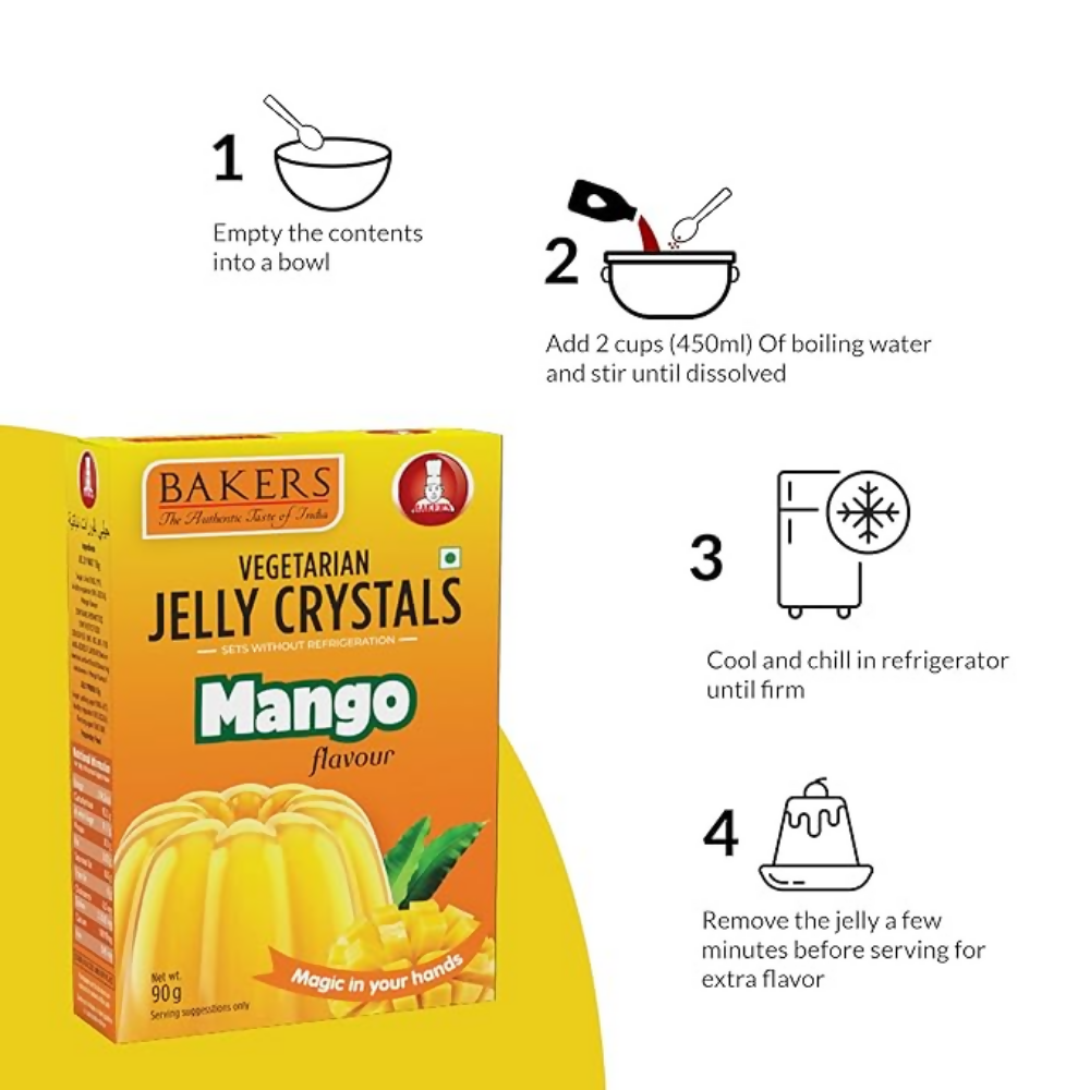 BAKERS Jelly Crystals - Mango | Grocsy