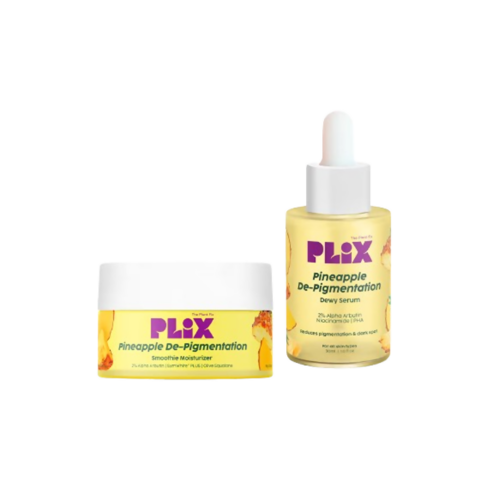 PLIX The Plant Fix 2% Alpha Arbutin Depigmentation Combo | Grocsy