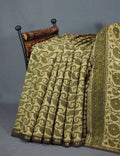 Shades of Heena Green Printed Chanderi Saree for Regular/Office Wear By Gayathri Reddy Designer Studio | Grocsy