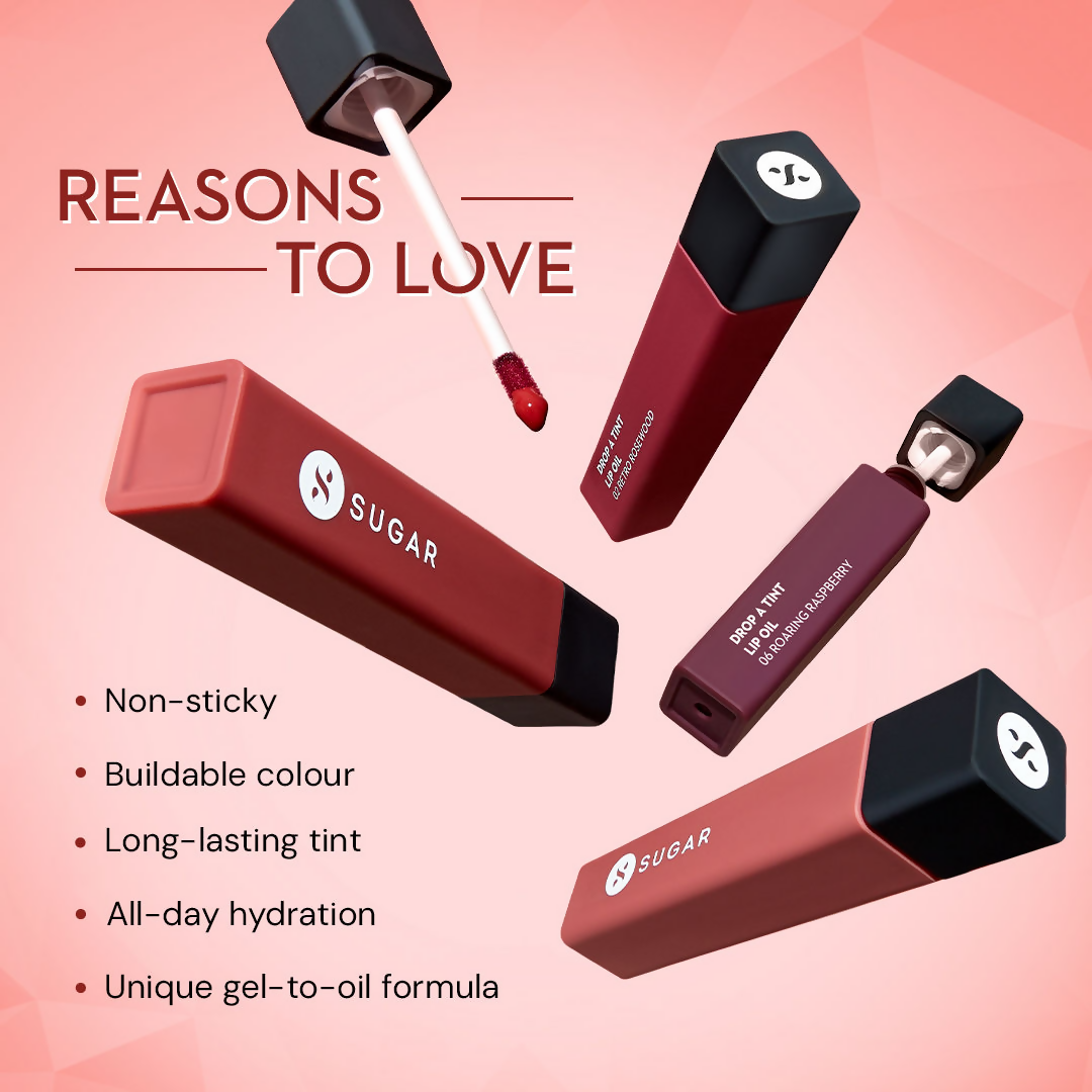 SUGAR Drop A Tint Lip Oil - 03 Thera Terracotta | Grocsy