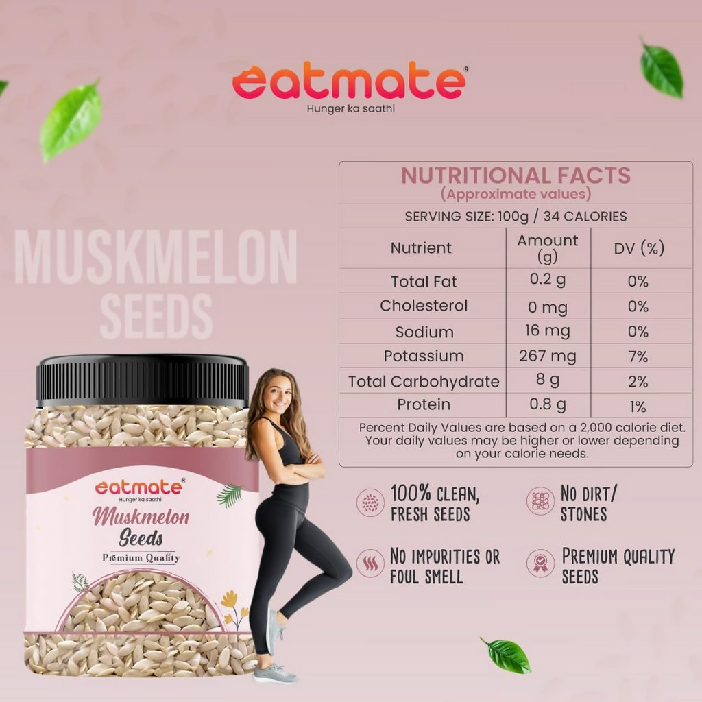 Eatmate Natural Muskmelon Seeds | Grocsy