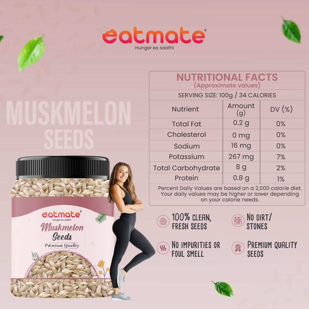 Eatmate Natural Muskmelon Seeds | Grocsy